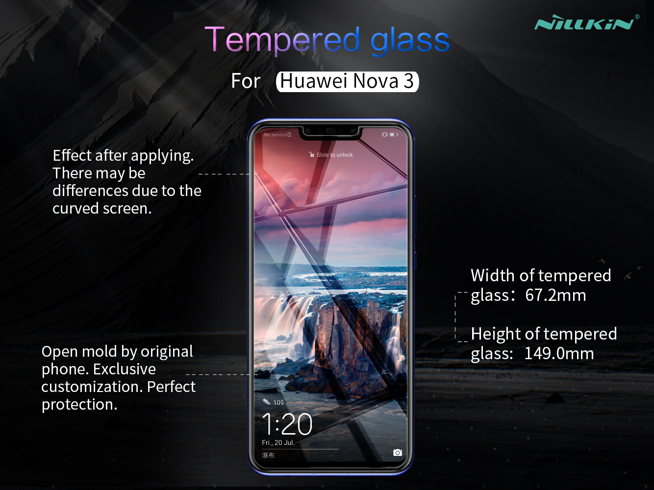 กระจกนิรภัย Huawei Nova 3 / Pre-Order * NILLKIN Amazing H + PRO ใช้วัสดุแก้ว AGC จากประเทศญี่ปุ่นที่นำเข้า *