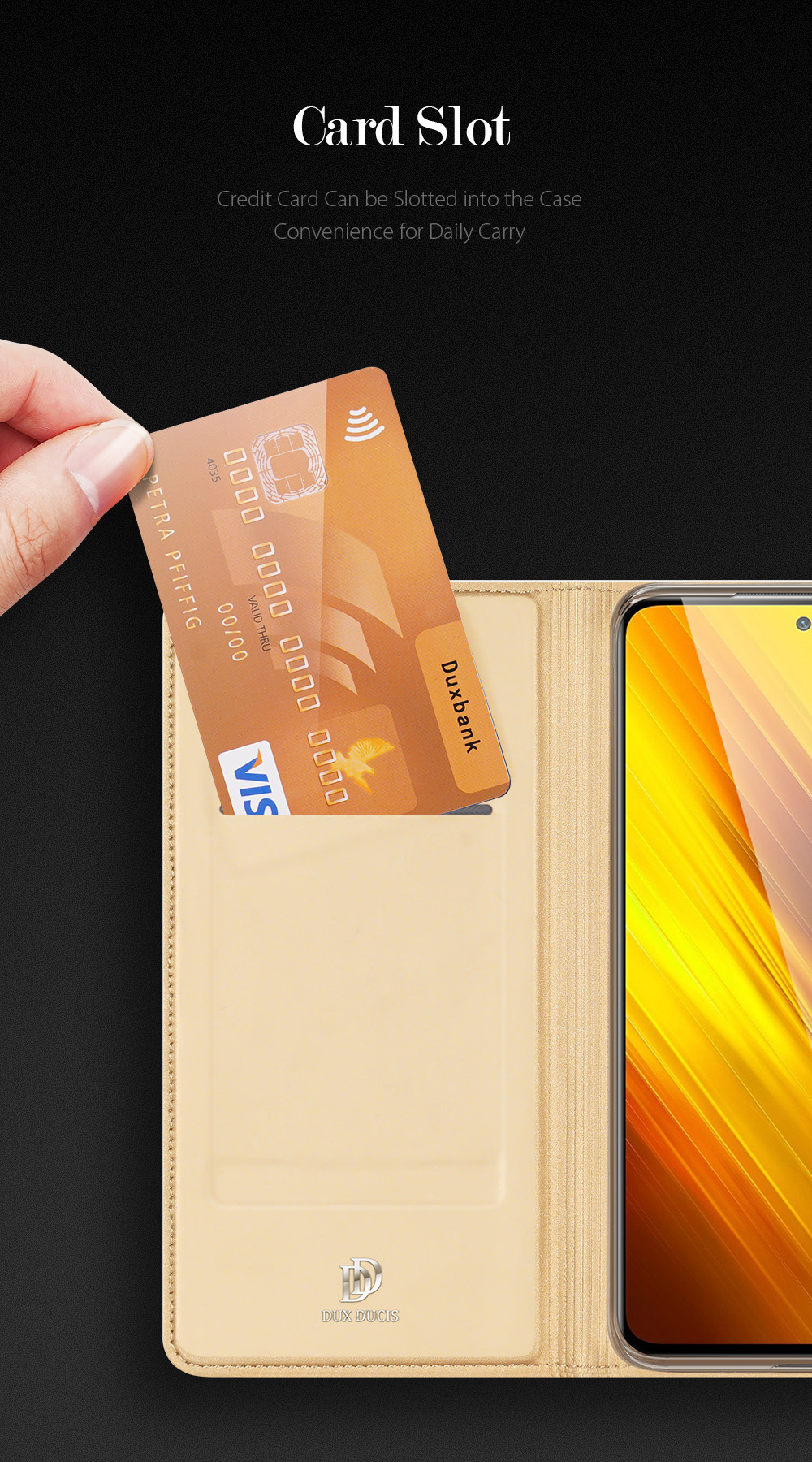 Case Xiaomi Poco X3 Pro / X3 / X3 NFC # Pre-Order * DUX DUCIS นี้มีสไตล์ธุรกิจที่เรียบง่ายและโครงสร้างตัวเครื่องที่บางเฉียบ หนัง PU เคลือบเงาที่คัดสรรอย่างดี *