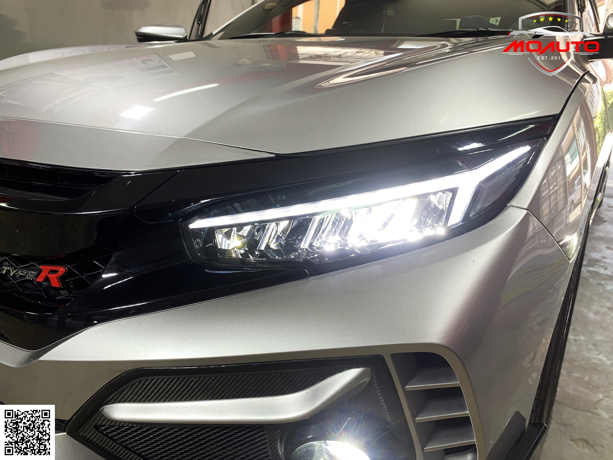 โคมไฟหน้า LED ทรง Audi Style CIVIC FC / FK 2016-2021