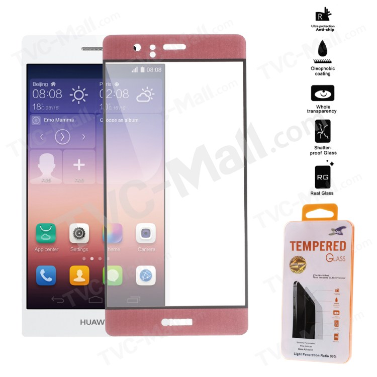 กระจกนิรภัย Huawei P9 / Pre-order * ขอบโค้ง 3 มิติสมบูรณ์ 0.26mm Super Thin ความแข็งยังแข็งแกร่ง *