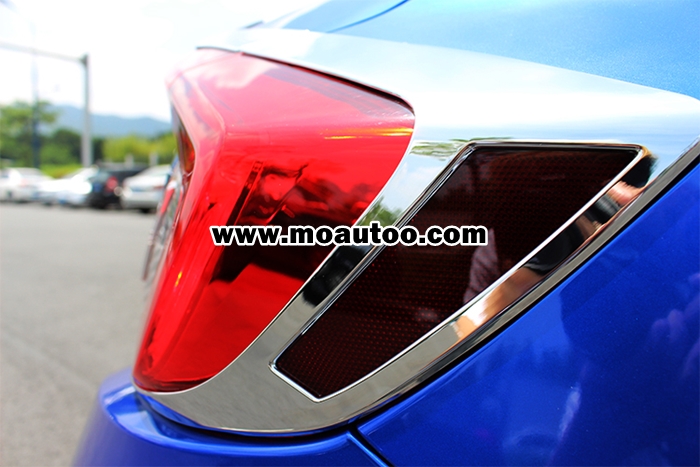 คิ้วไฟท้ายโครเมียม CIVIC FC