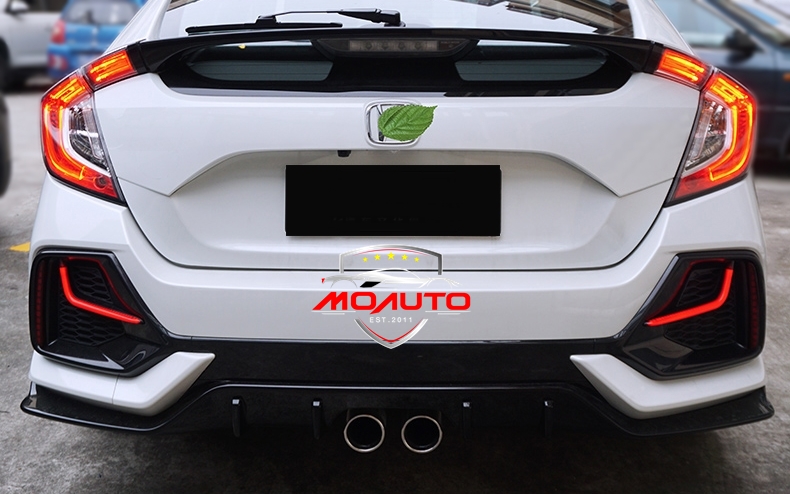 คิ้วฝาปิดไฟทับทิมท้าย LED CIVIC HATCHBACK