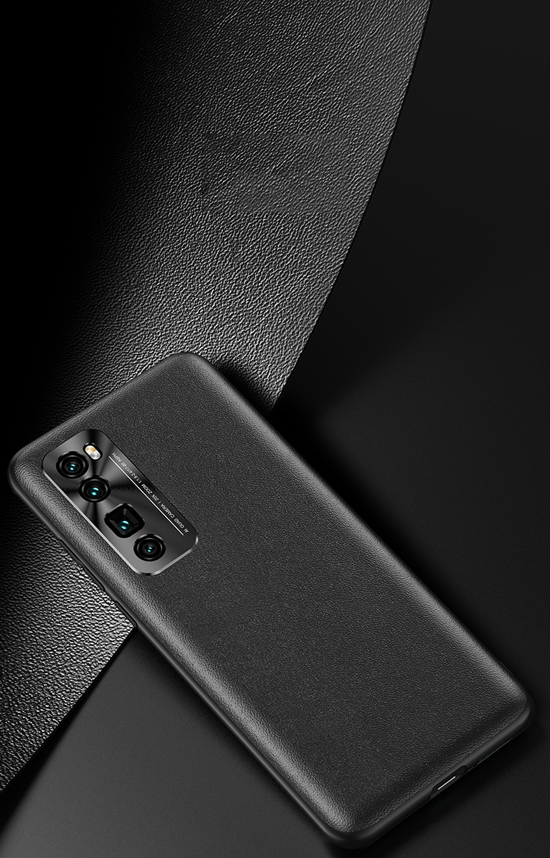 Case Huawei Nova 7 SE / Pre-order * เคสหนัง PU เคลือบโทรศัพท์ TPU อ่อน *