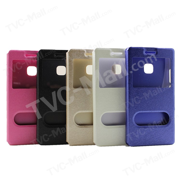 Case Huawei P9 Lite / Pre-order * หน้าต่างคู่ พื้นผิวเนื้อผ้าไหม *