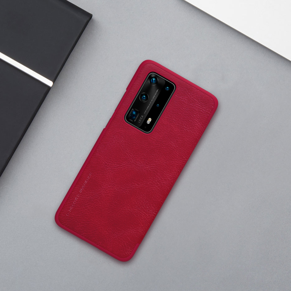 Case Huawei P40 Pro+ / Pre-order * NILLKIN Qin หนัง PU พรีเมี่ยมเคสหนัง สไตล์โนเบิลและบารอนใหม่ *
