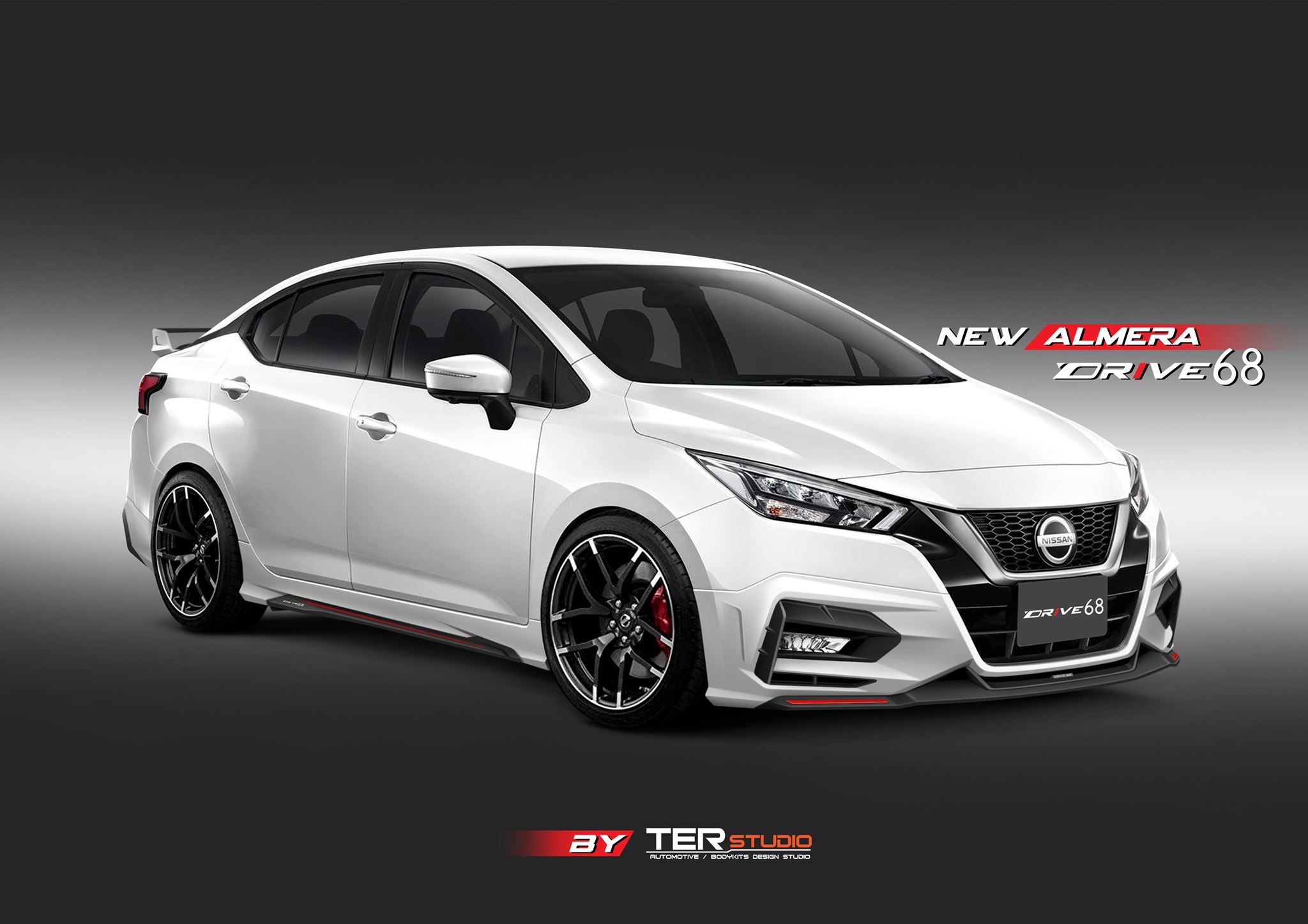 ชุดแต่งสเกิตรอบคัน ทรง DRIVE 68 Almera 2020