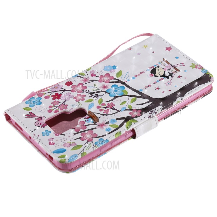 Case Huawei Mate 20 X / Pre-order * เคสกระเป๋าสตางค์ ประดับลวดลายพร้อมขาตั้ง + สายคล้องมือ *