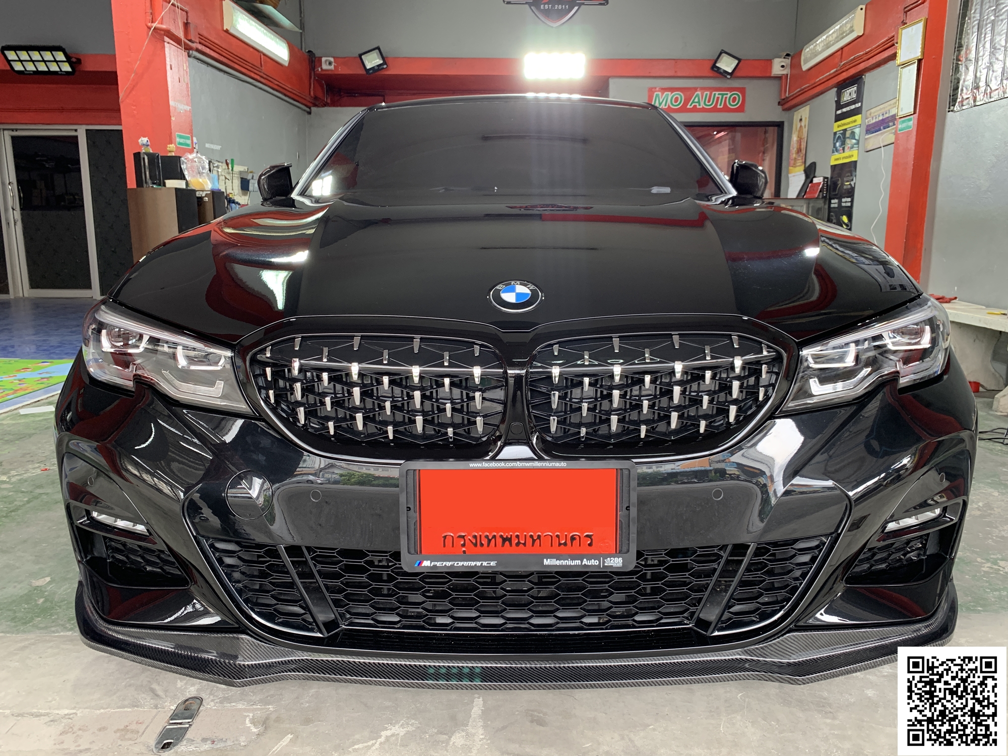 ลิ้นหน้า BMW G20 ทรง P