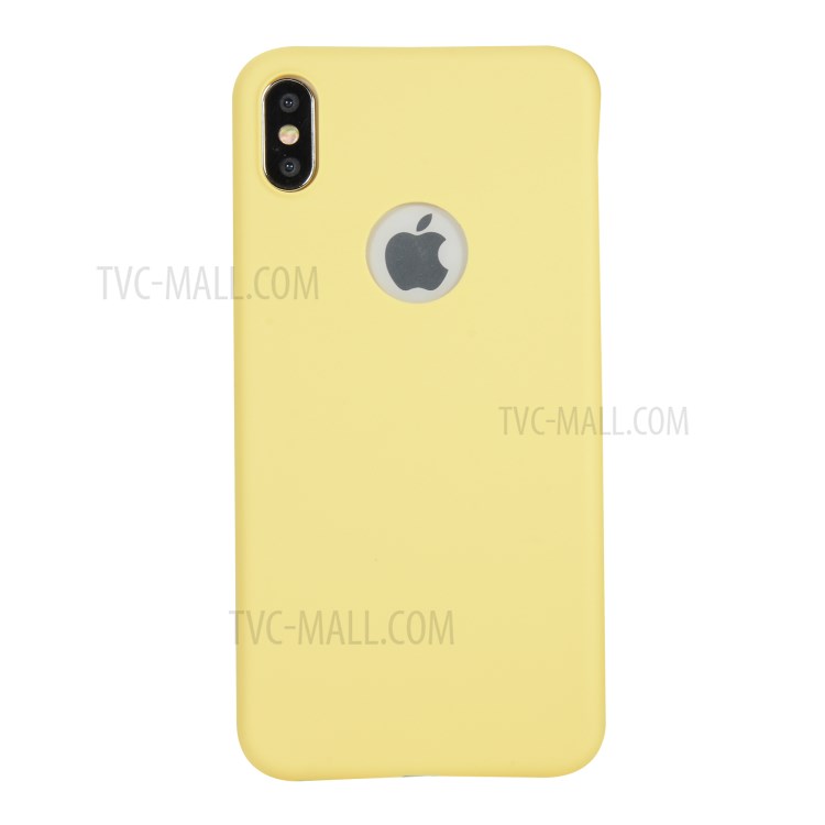 Case iPhone XS # Pre-Order * สีลูกอม ทำจากวัสดุ TPU การออกแบบสีทึบ *