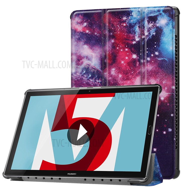 Case Huawei MediaPad M5 Pro / Pre-Order * เคสพิมพ์ลาย 3 -พับหนังยืน *