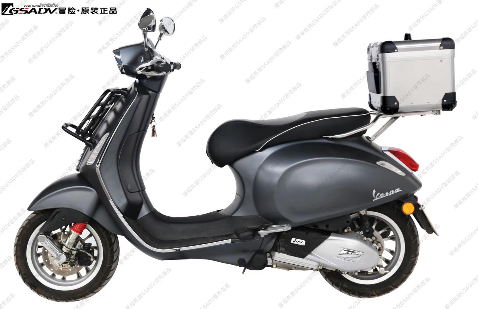 ปิ๊บ GS-ADV ทรงมนสำหรับ Vespa150 ใบบน