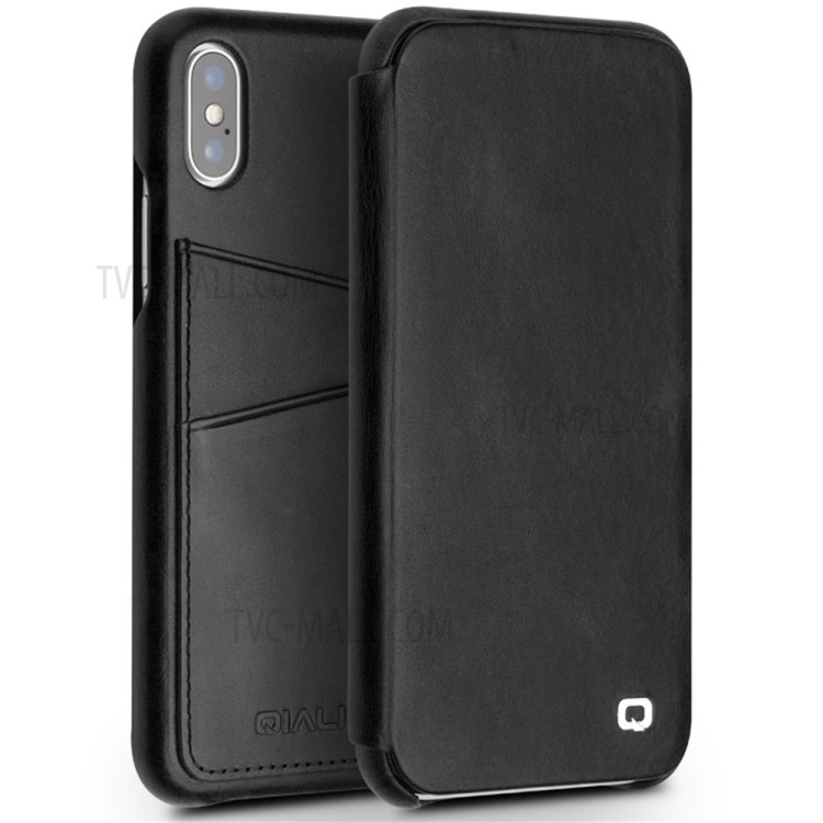 Case iPhone X, iPhone XS / Pre-Order * QIALINO Smart Phone ผลิตจากหนังวัวแท้ชั้นดีพรีเมี่ยมพร้อมฝีมือประณีต *