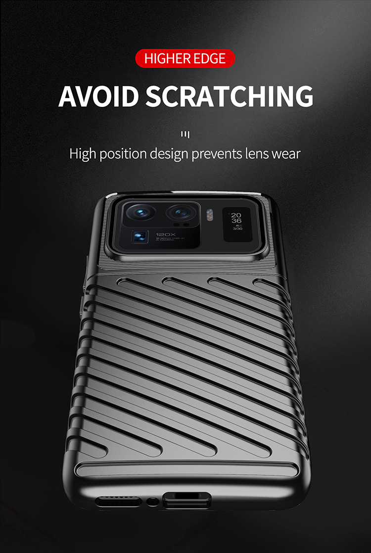 Case Xiaomi Mi 11 Ultra 5G # Pre-Order * เคสทันเดอร์ซีรีส์สิ่งทอลายทแยงเนื้อ TPU ป้องกัน *