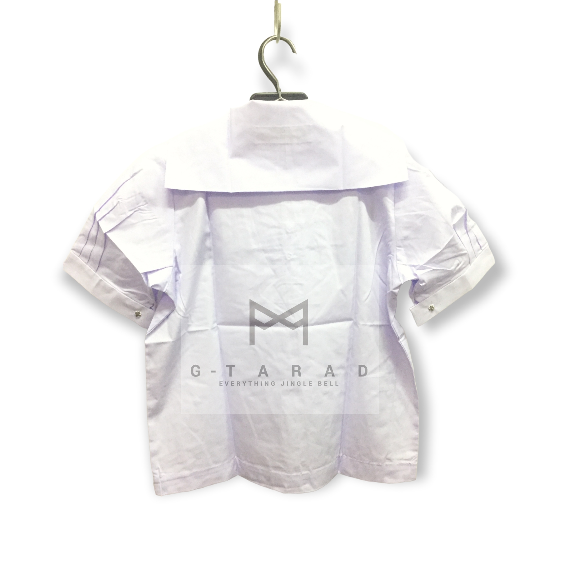 เสื้อนักเรียนตราสมอ คอปกทหารเรือ