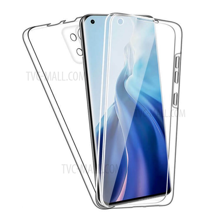 Case Xiaomi 11 Lite 5G # Pre-Order * 2 in 1 PET ฝาครอบด้านหน้า + TPU + อะคริลิกใส *