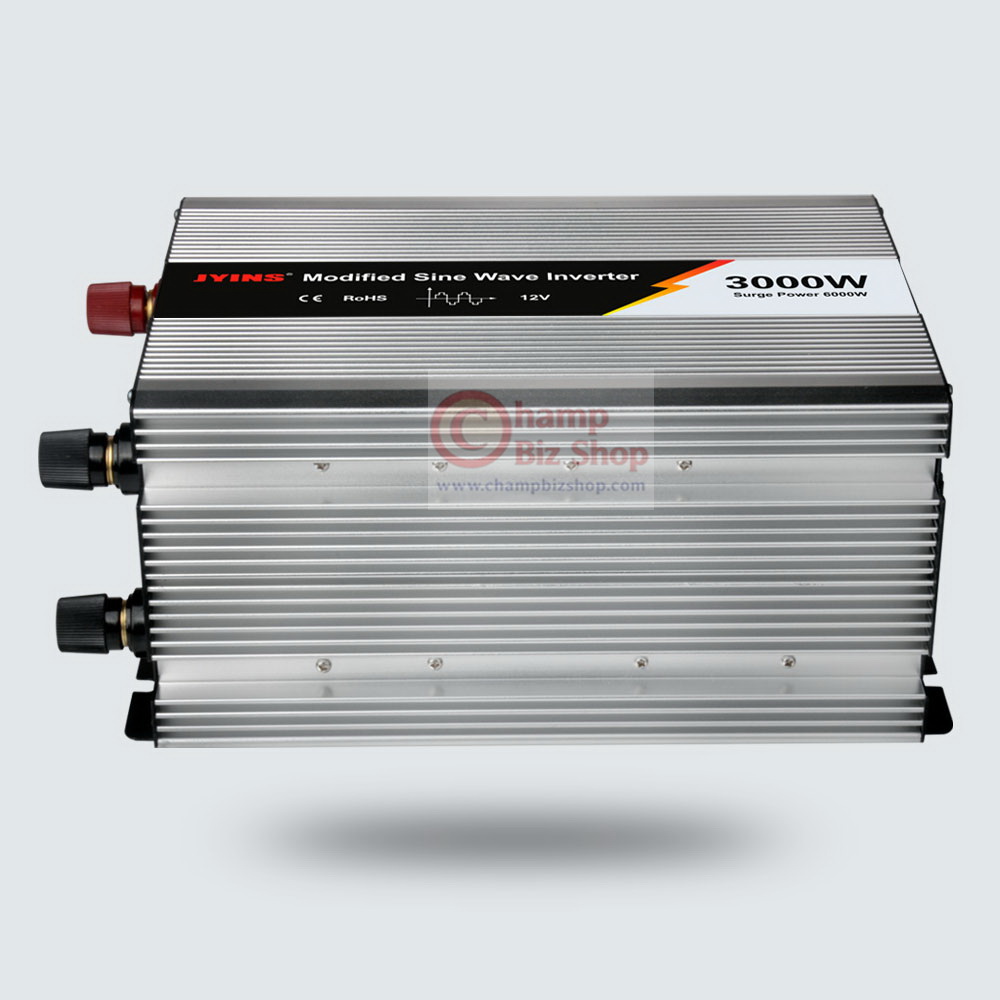 เครื่องแปลงไฟ 12V เป็น 220V Modified Sine Wave ขนาด 3000 Watts