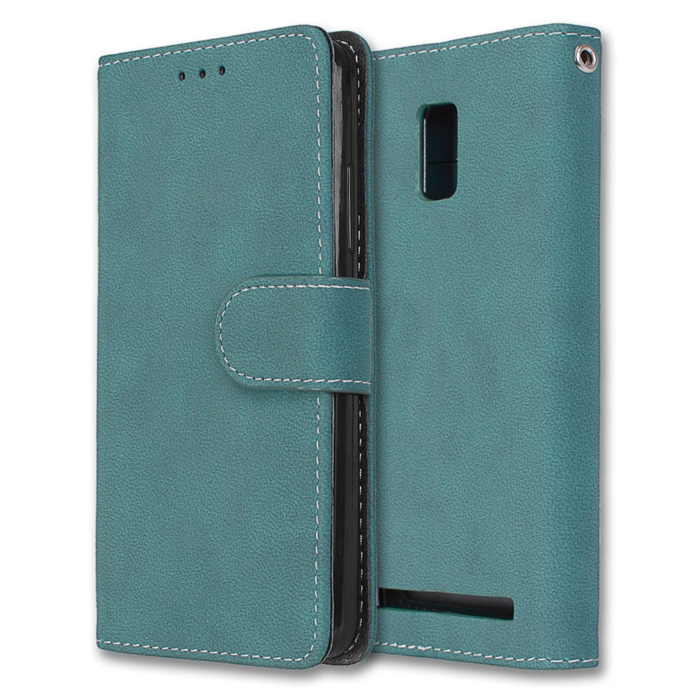 Case Lenovo A6600 / Pre-order * หรูหรา Retro ยืนถือกระเป๋าสตางค์หนัง PU ปกหนัง *