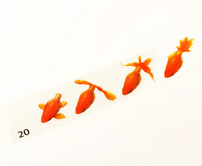 สติกเกอร์เพิ่มลวดลายในสบู่ เรซิ่น เทียน ราคาต่อแผ่น 007236