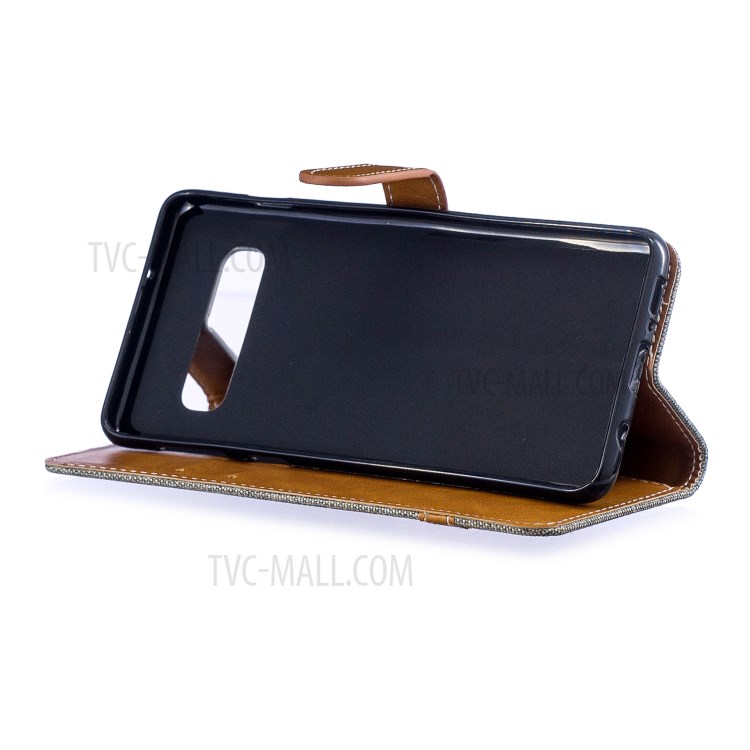 Case Samsung Galaxy S10 / Pre-Order * เคสยีนส์ผ้าผิวที่เป็นเอกลักษณ์การออกแบบสีสองโทน *