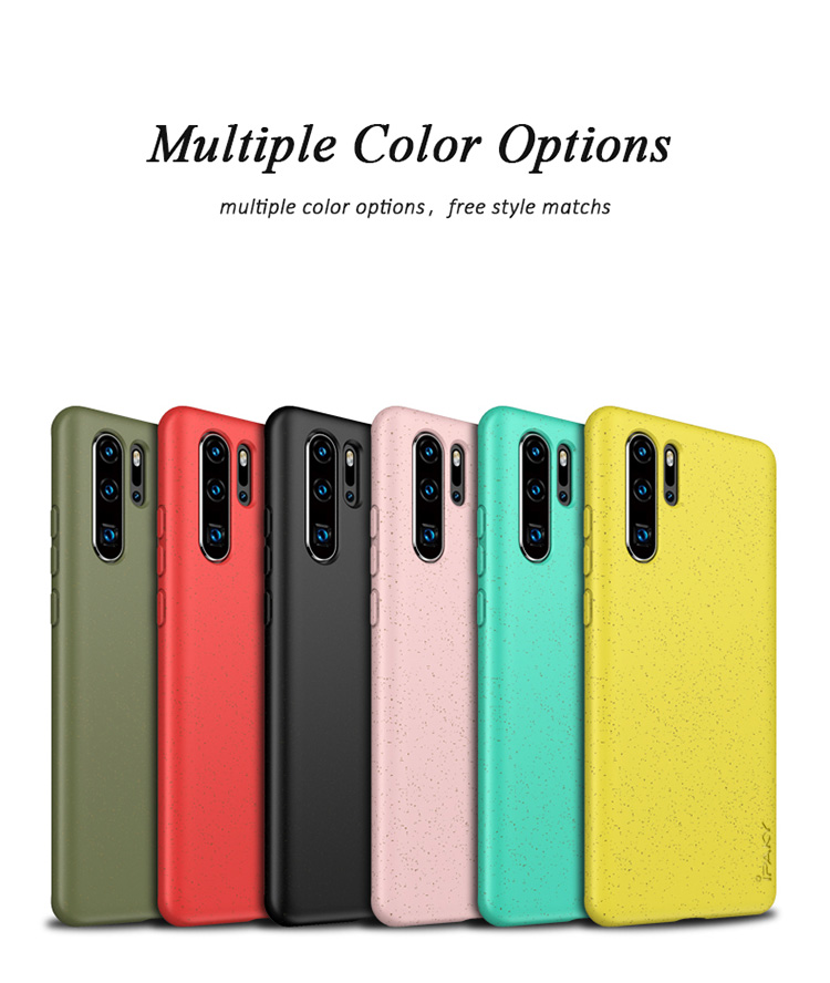Case Huawei P30 Pro / Pre-Order * IPAKY Matte ทำจากฟางข้าวสาลีและวัสดุ TPU ที่เป็นมิตรกับสิ่งแวดล้อม *