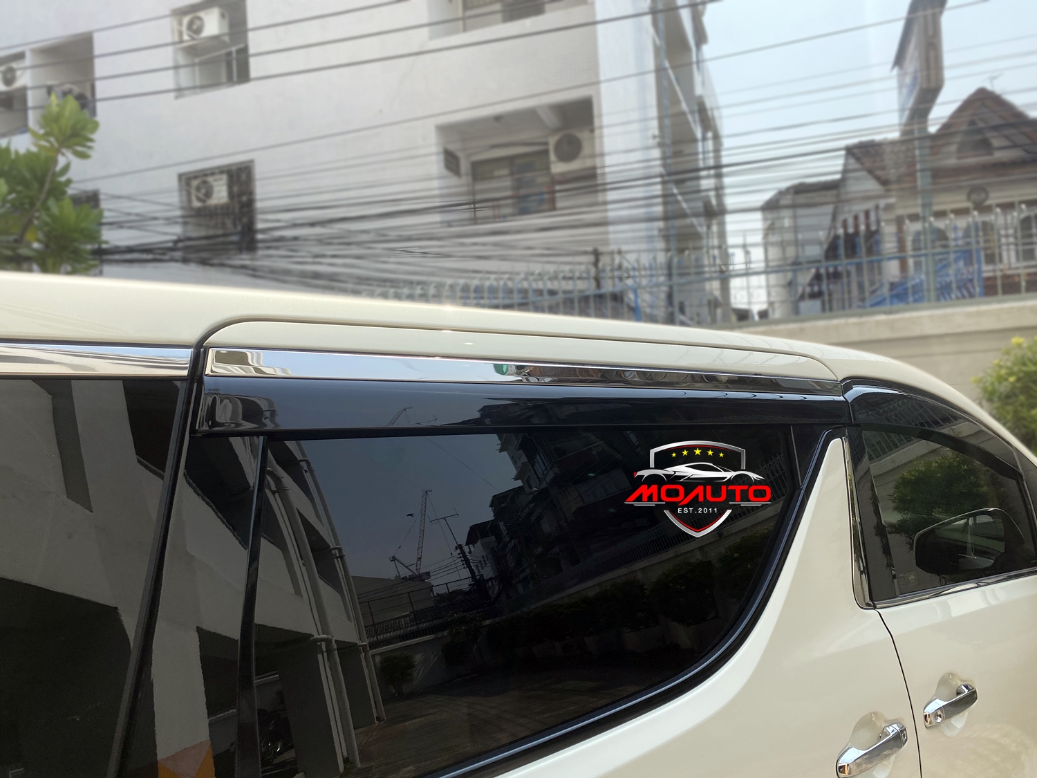 กันสาดสแตนเลท ALPHARD / VELLFIRE MC