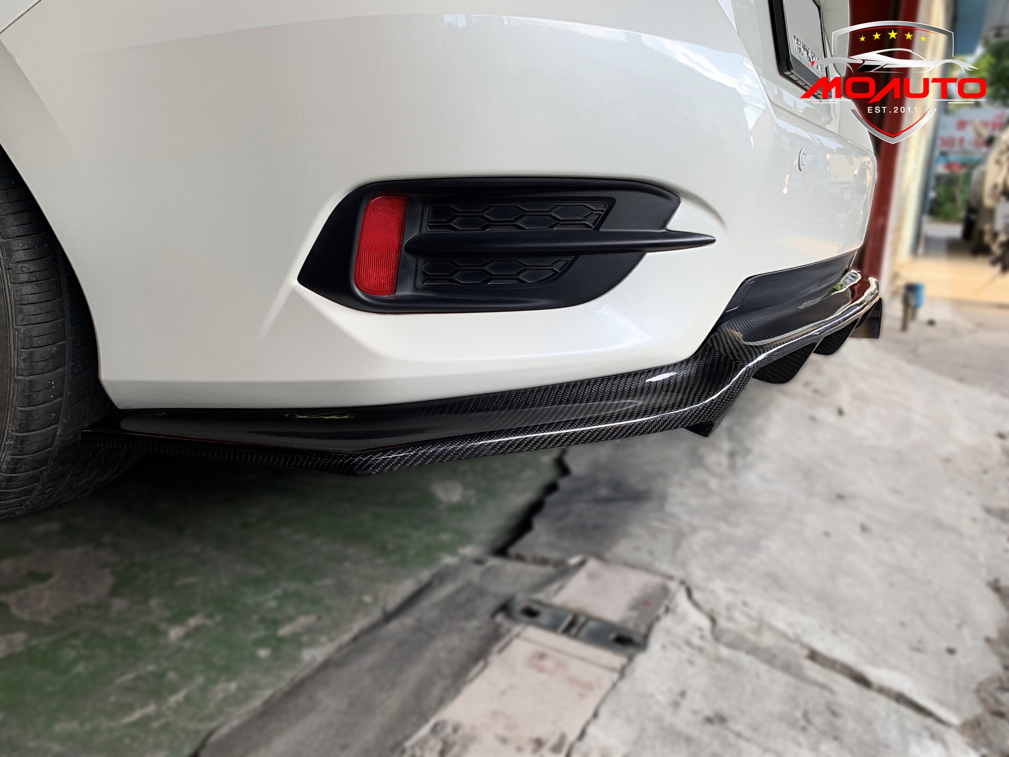 ดิฟฟิวเซอร์หลังคาร์บอนแท้ แบบเต็ม พร้อมปีกข้างFC / FC MC