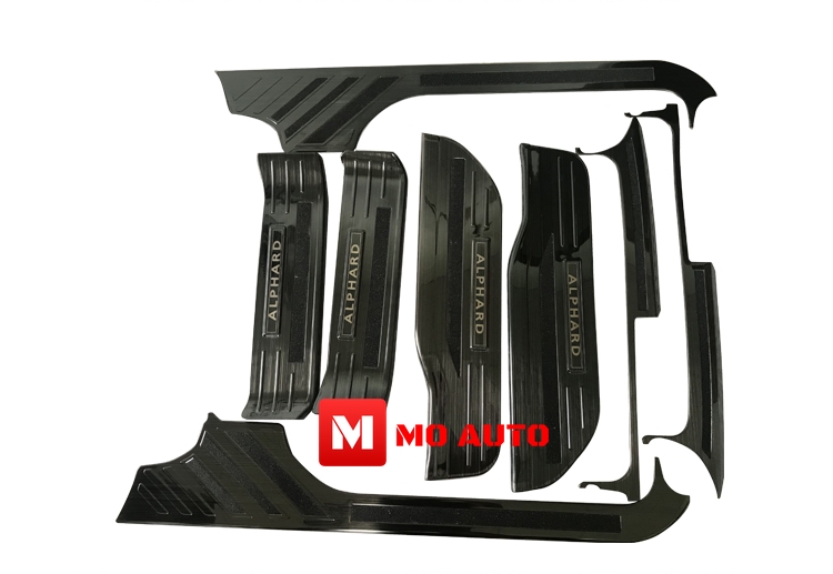 สคับเพลทกันรอย ดำเงา V2 ALPHARD / VELLFIRE MC