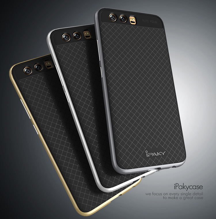 Case Huawei P10 Plus / Pre-order * IPAKY ชิ้นส่วนกันชน PC 2 ชิ้น + TPU *