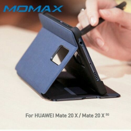 Case Huawei Mate 20 X / Mate 20 X 5G # Pre-order * MOMAX Smart View หน้าต่างยืนปกหนังโทรศัพท์พร้อมช่องเสียบปากกา *