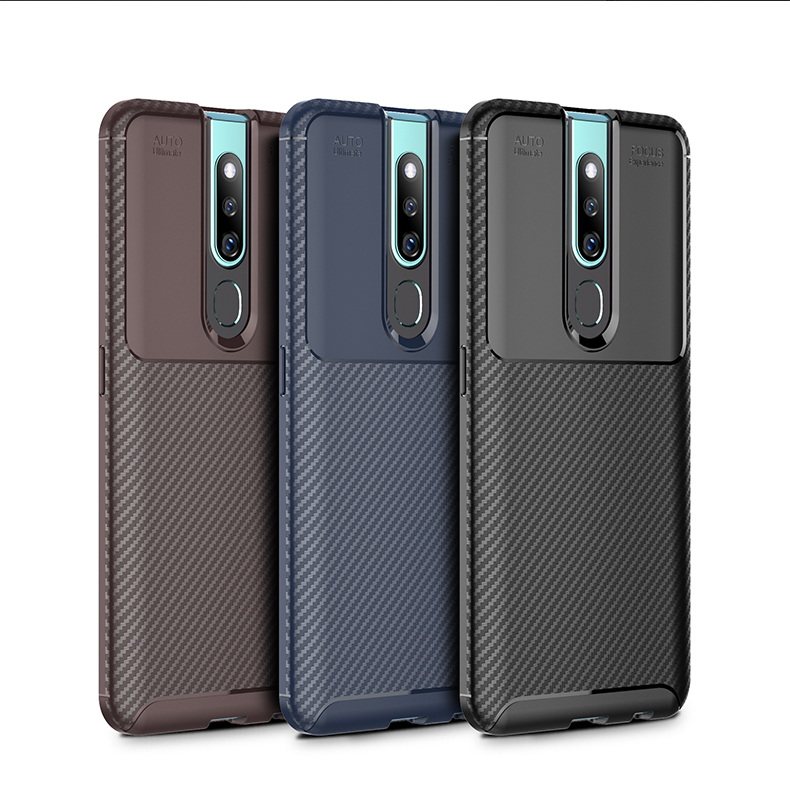 Case OPPO F11 Pro / Pre-Order * เคสคาร์บอนไฟเบอร์ ซอฟท์ซิลิโคน *