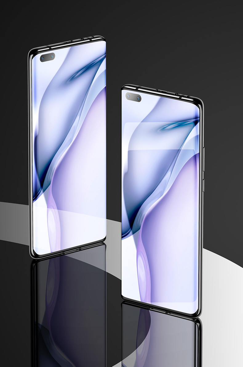 กระจกนิรภัย Huawei Mate 40 Pro / Pre-Order * BENKS XPRO + เต็มหน้าจอ HD กระจกกันรอย *
