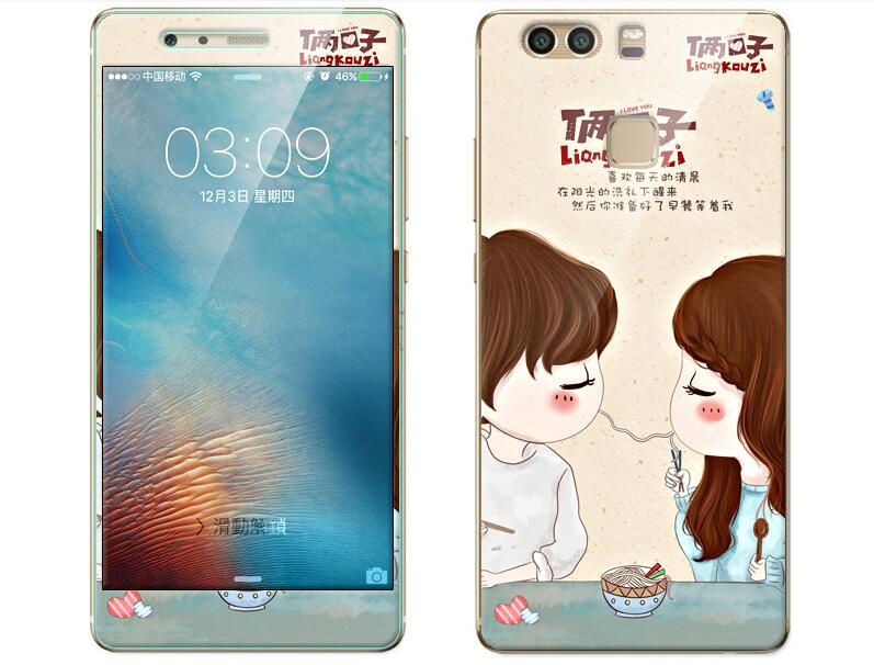 Case Huawei P9 / Pre-orde * เคส TPU ลายการ์ตูนน่ารักๆ + กระจกนิรภัย *