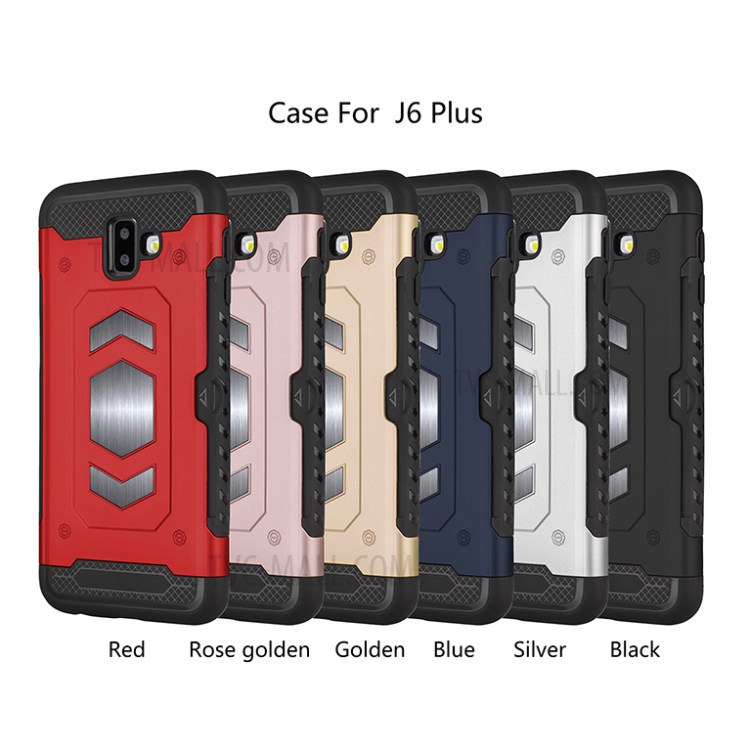 Case Samsung Galaxy J6 Plus / Pre-Order * PC + TPU Combo Card Holder PC + TPU = การปกป้องสองชั้น ออกแบบด้วยช่องเสียบการ์ดหนึ่งช่อง *