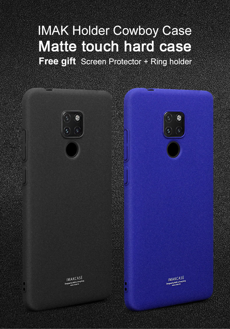 Case Huawei Mate 20 / Pre-order * IMAK พร้อมแหวน Frosted พลาสติกแข็ง + กันรอยหน้าจอ *