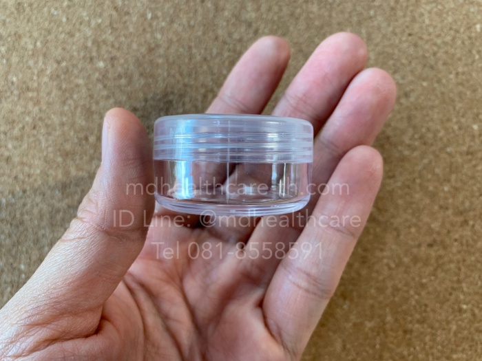กระปุกครีม กระปุกพลาสติก 10กรัม (10ชิ้น/ชิ้นละ3บาท)