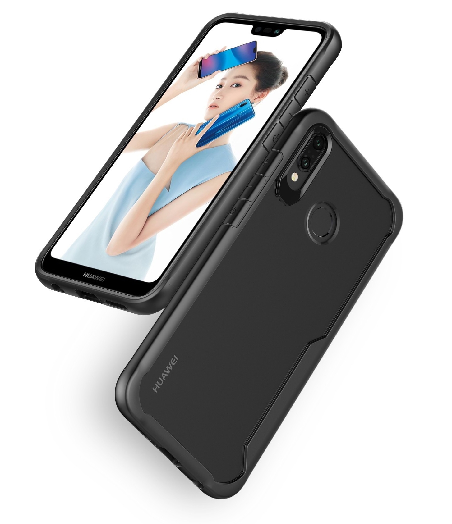 Case Huawei Y Max / Pre-Order * เคสกันกระแทก ใส plasitc + ขอบ TPU ที่ยืดหยุ่น *