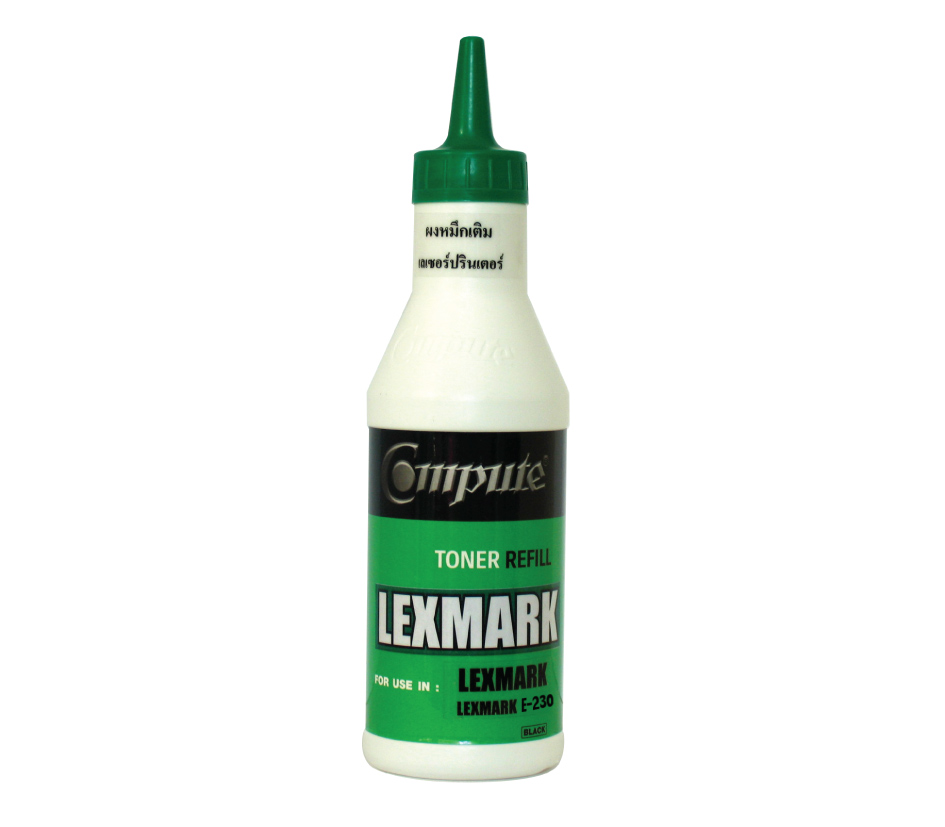 ผงหมึกเติม Lexmark E-210,230 คอมพิวท์ (Refill Toner)