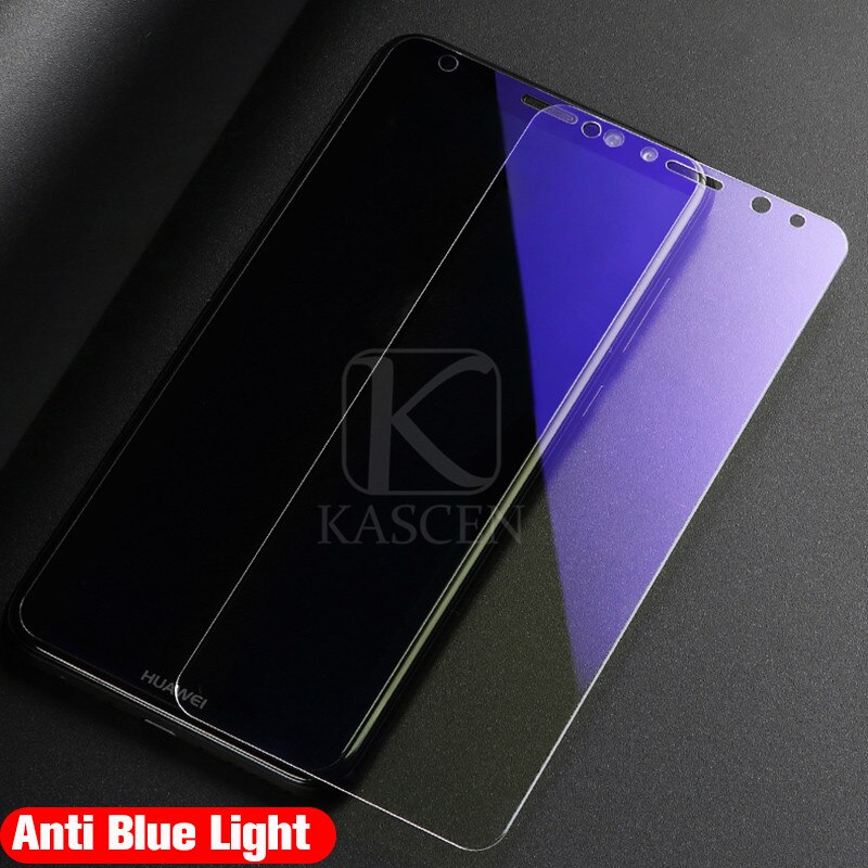 กระจกนิรภัย Huawei Y9 2019 / Pre-orde * DCR กระจกนิรภัยสีม่วง Anti-blue Light Tempered Glass *