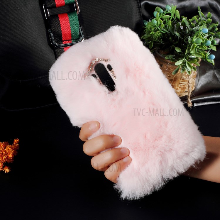 Case Huawei Mate 9 / Pre-order * เคสขนนุ่มน่าสัมผัสเคลือบ Rhinestone TPU *