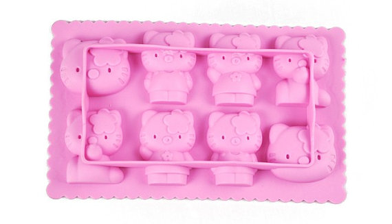 แม่พิมพ์ รูป Hello kitty 8 ช่อง