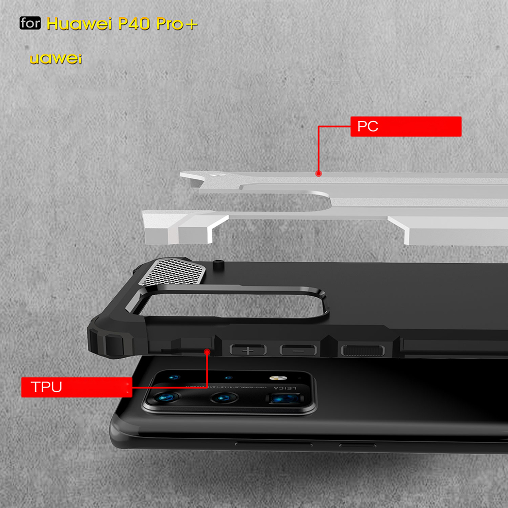 Case Huawei P40 Pro+ / Pre-order * เคสเกราะพลาสติก TPU Case + ไฮบริด *
