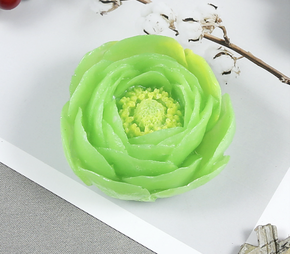 แม่พิมพ์ซิลิโคน ดอกพีโอนี่ Peony 30g 7.3*3 cm 005626