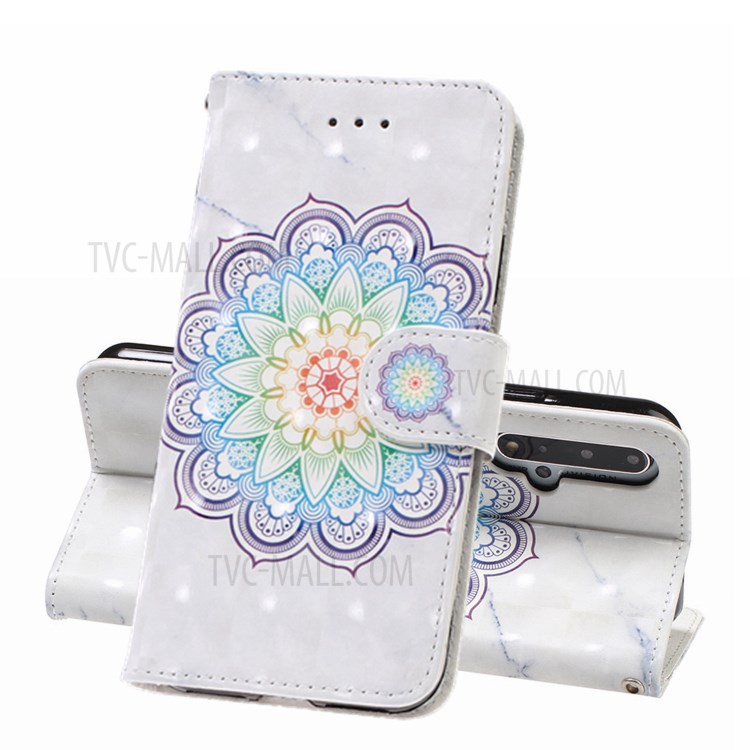 Case Huawei Nova 5T / Pre-order * เคสหนังกระเป๋าสตางค์ยืน การตกแต่งจุดไฟพิเศษปรับแต่งอุปกรณ์ *