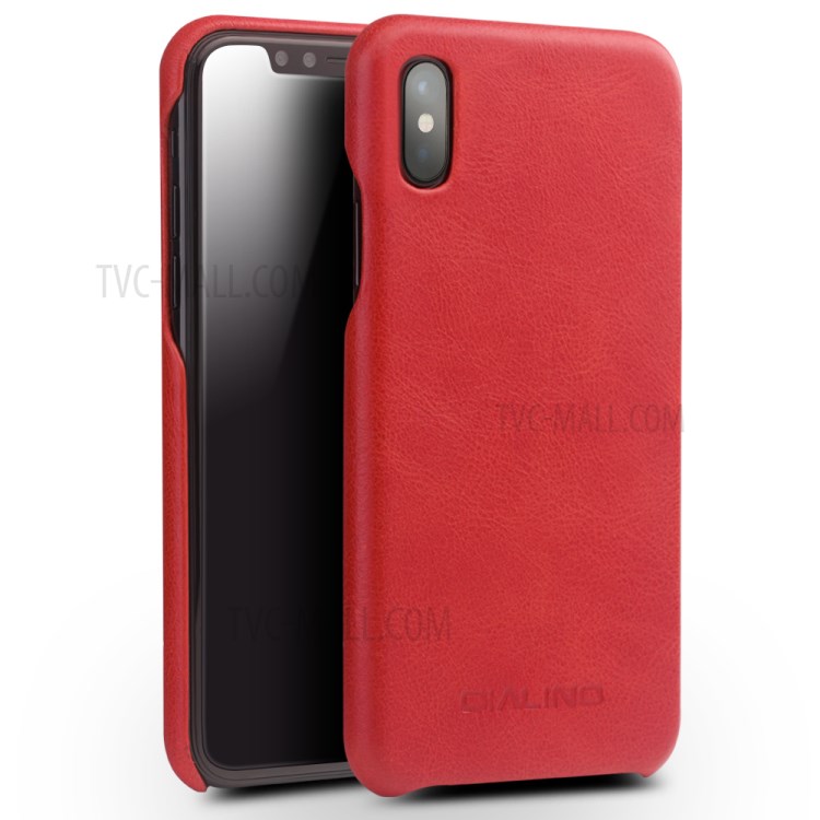Case iPhone X, iPhone XS # Pre-Order * QIALINO หนังวัวชั้นบนสุดหนังแท้นุ่มและเนียน *
