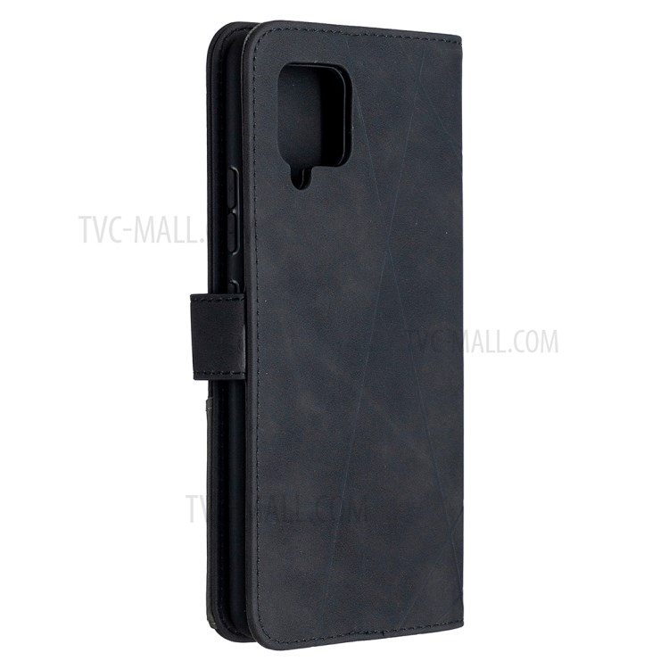 Case Samsung Galaxy A42 5G / Pre-Order * เคสโทรศัพท์กระเป๋าสตางค์หนัง Rhombus Segment *