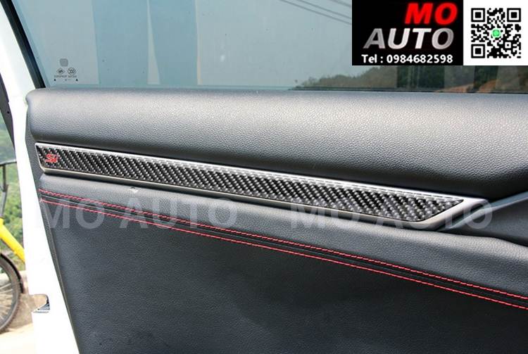 คิ้วแผงประตูภายใน เคฟล่า Si CIVIC FC/FK