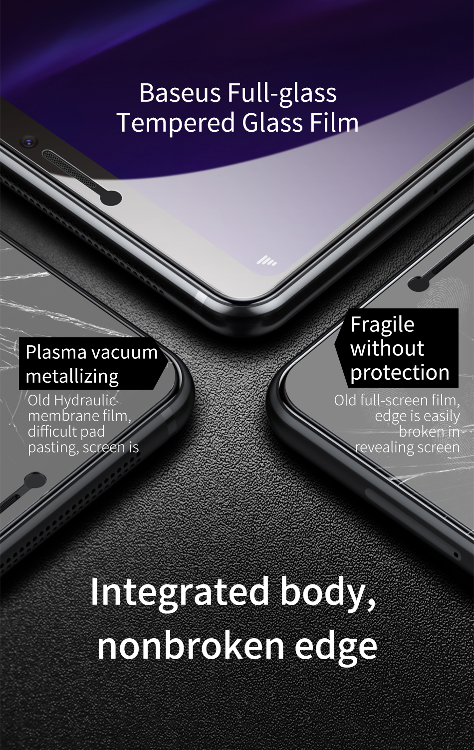 กระจกนิรภัย Huawei Honor Note 10 / Pre-Order * BASEUS 2 ชิ้น 0.3mm Full Tempered Glass *