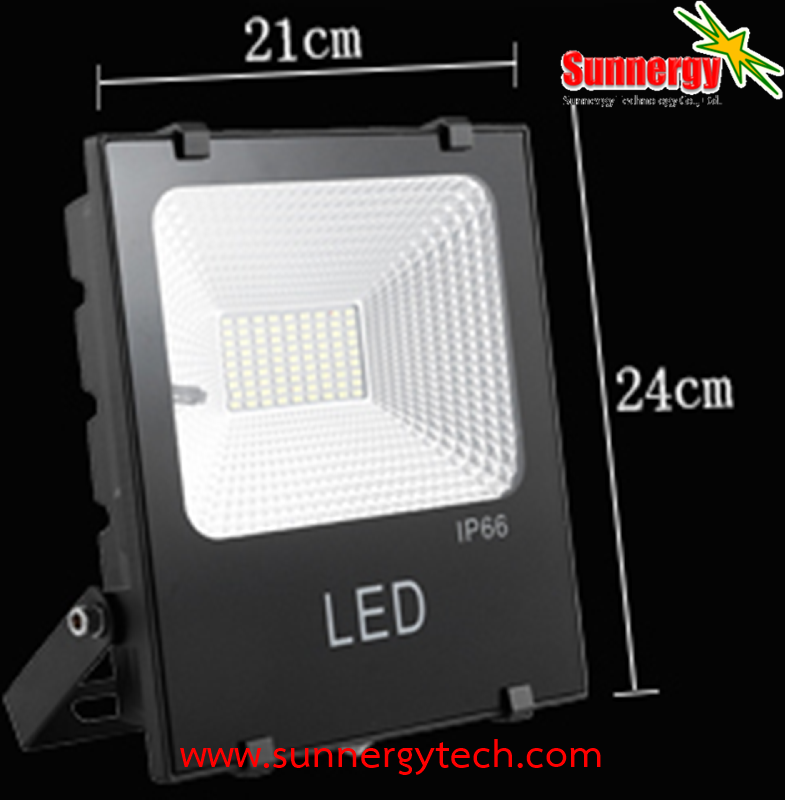 LED Solar Flood Light 50W พร้อมแบตเตอรี่ 7800mAh