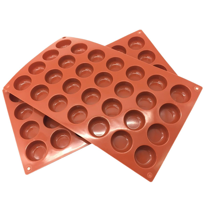 แม่พิมพ์ซิลิโคนวงกลมขอบมน เล็ก 3*1.5cm 28 ช่อง 10 g005830
