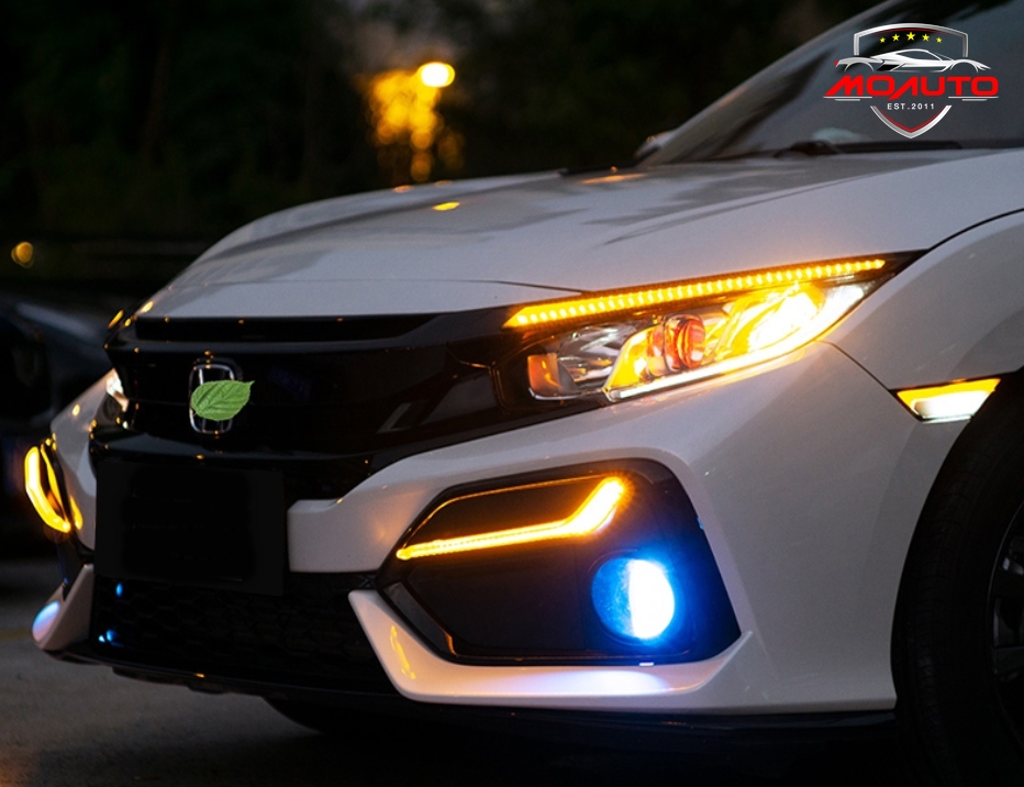 คิ้วฝาปิดไฟตัดหมอก LED CIVIC HATCHBACK